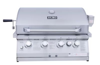 NXR 740-3003BILED Stainless Steel 31-in W 4 -Burner Natural Gas/Liquid Propane Built-in Grill Gas grill