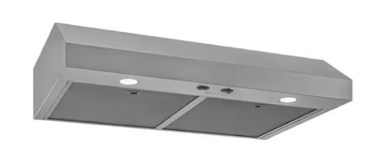 Glacier 30 in. 350 Max Blower CFM, Convertible, Under Cabinet Stainless Steel Range Hood, ENERGY STAR