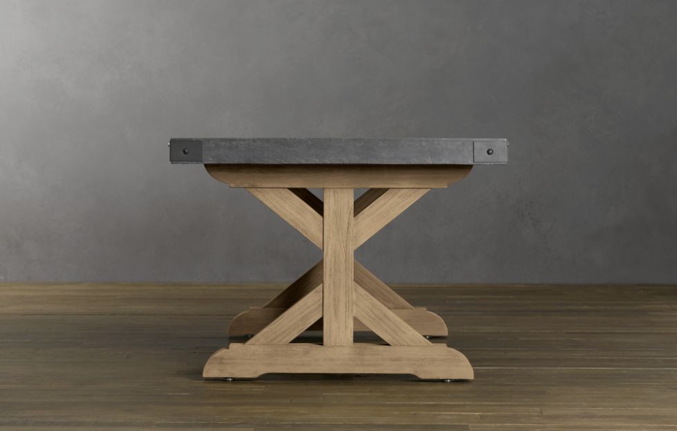 Concrete Rectangular Dining Table