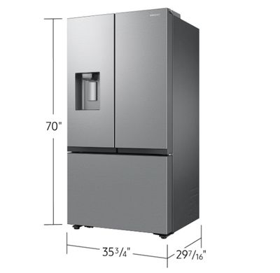 3-Door French Door Mega Capacity | External Water &amp; Ice Dispenser | 26 cu.ft.