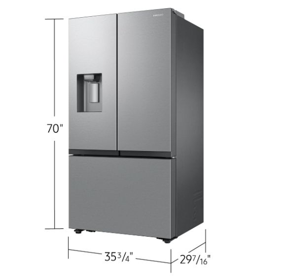 3-Door French Door Mega Capacity | External Water &amp; Ice Dispenser | 26 cu.ft.