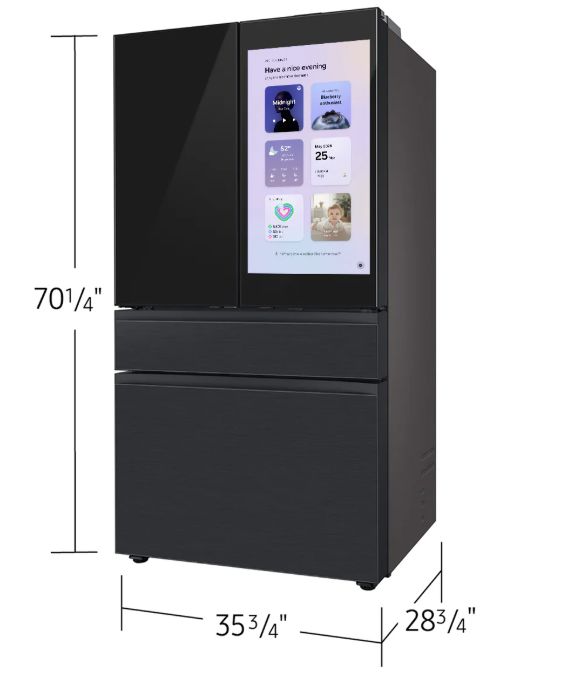Bespoke AI 4-Door French Door Family Hub™ 32" | AI Vision &amp; Auto Open Door | 23 cu.ft.