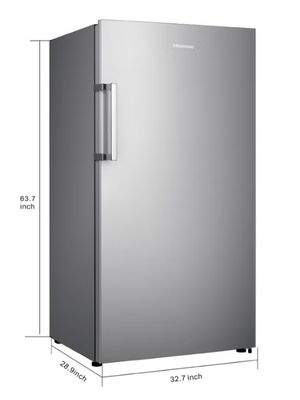 Hisense 17 cu. ft. Garage Ready Frost Free Convertible Upright Freezer with Seal Break Handle
