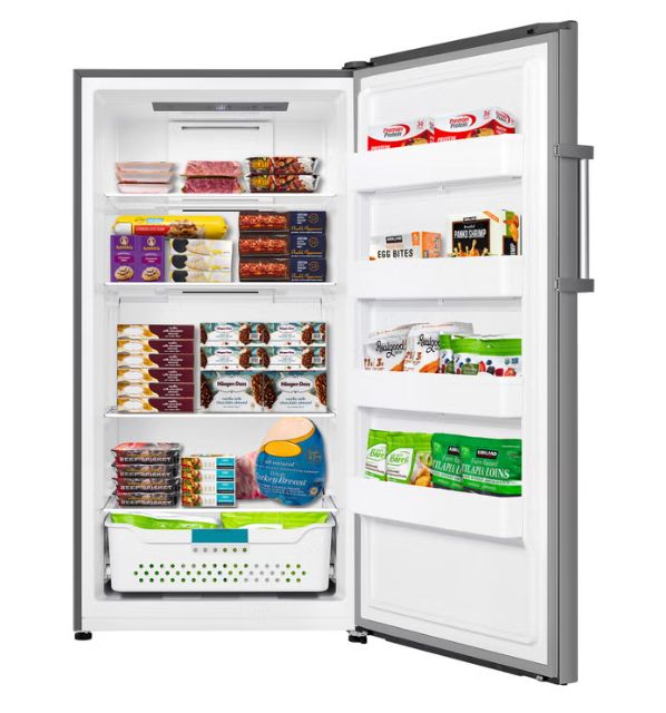 Hisense 17 cu. ft. Garage Ready Frost Free Convertible Upright Freezer with Seal Break Handle