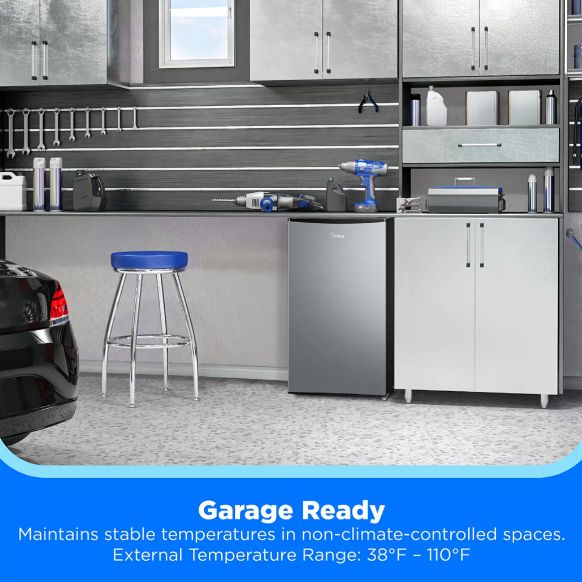 Midea 3.3 cu. ft. Single Door Compact Refrigerator