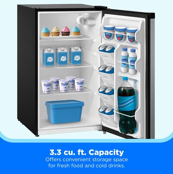 Midea 3.3 cu. ft. Single Door Compact Refrigerator