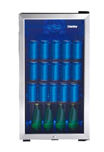 Danby 3.1 cu. ft. Free-Standing Beverage Center in Stainless Steel