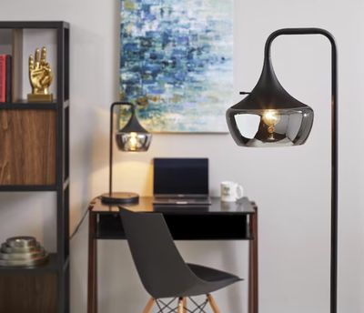 Eliza 64 inch 10000 watt Black Floor Lamp Portable Light