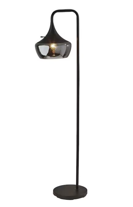 Eliza 64 inch 10000 watt Black Floor Lamp Portable Light