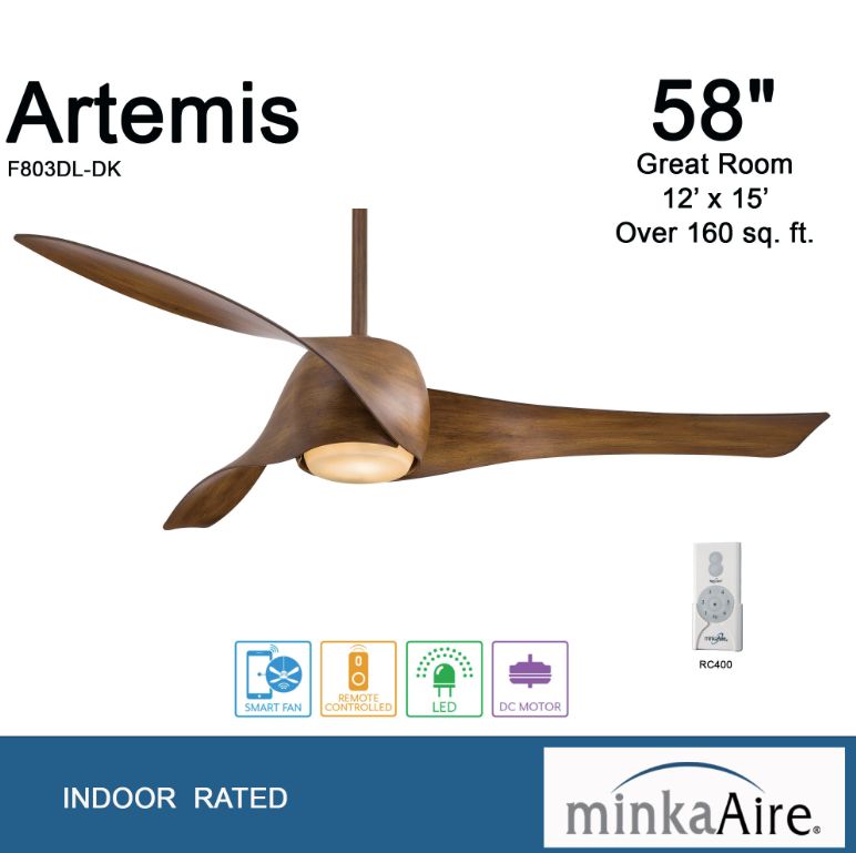 Artemis™ - LED 58" Smart Ceiling Fan