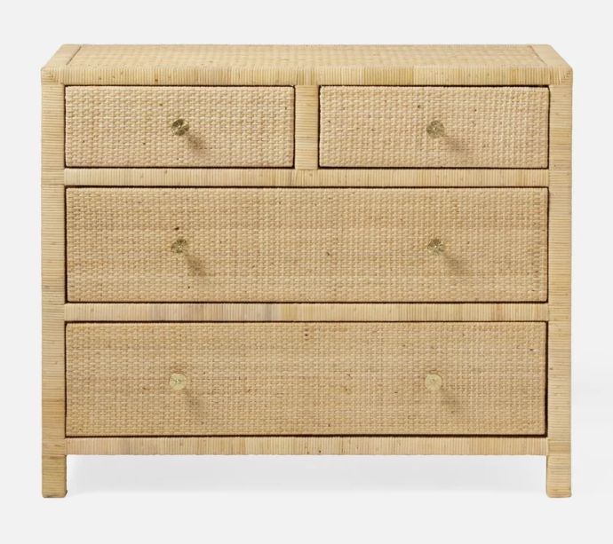 Isla Dresser Natural Peeled Rattan