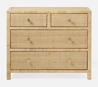 Isla Dresser Natural Peeled Rattan