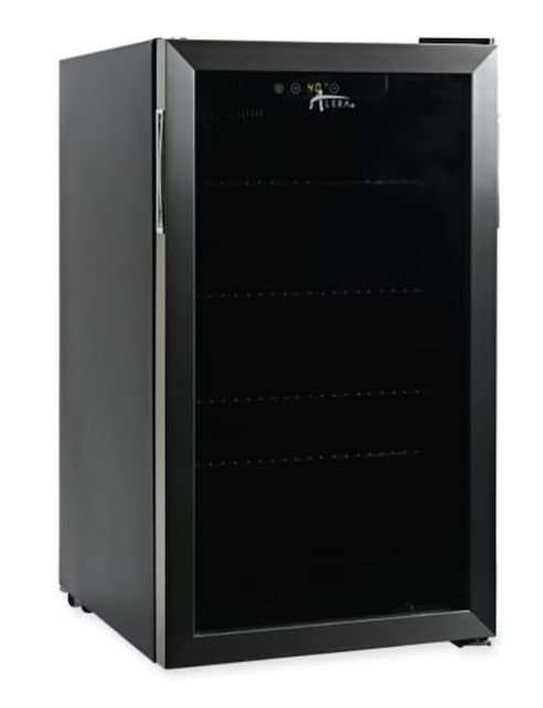 3.4 Cu. Ft. Stainless Steel Beverage Cooler - Stylish and Efficient`
