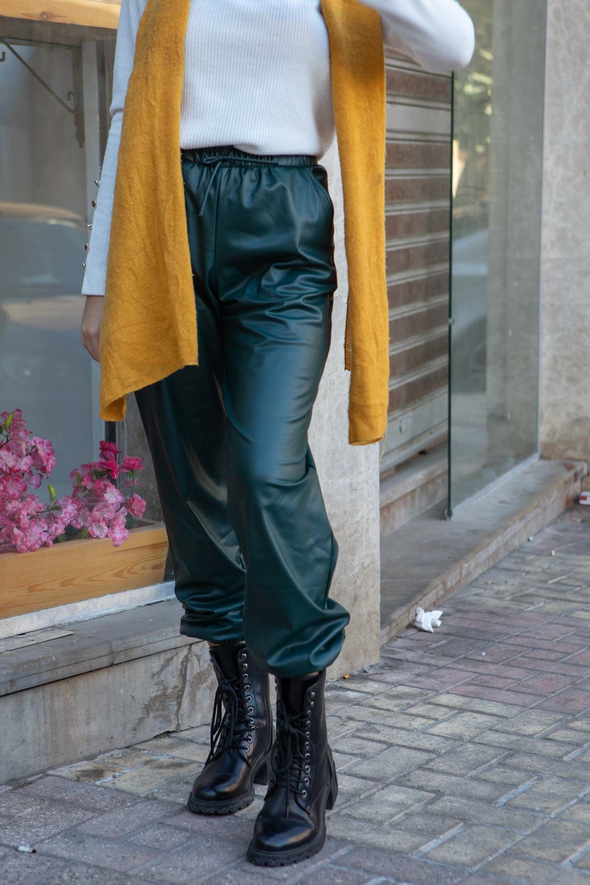 Navy Blue Jogger Pants