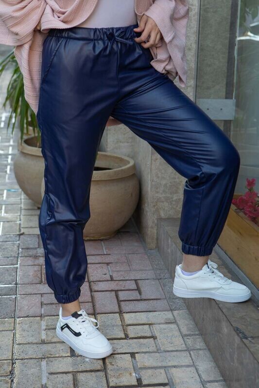 Navy Blue Jogger Pants