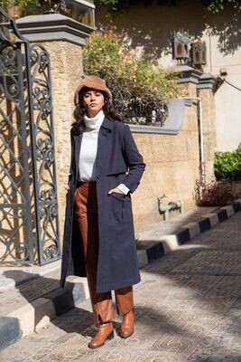 Classic Winter Elegance Trench Coat Classic Winter Elegance Trench Coat