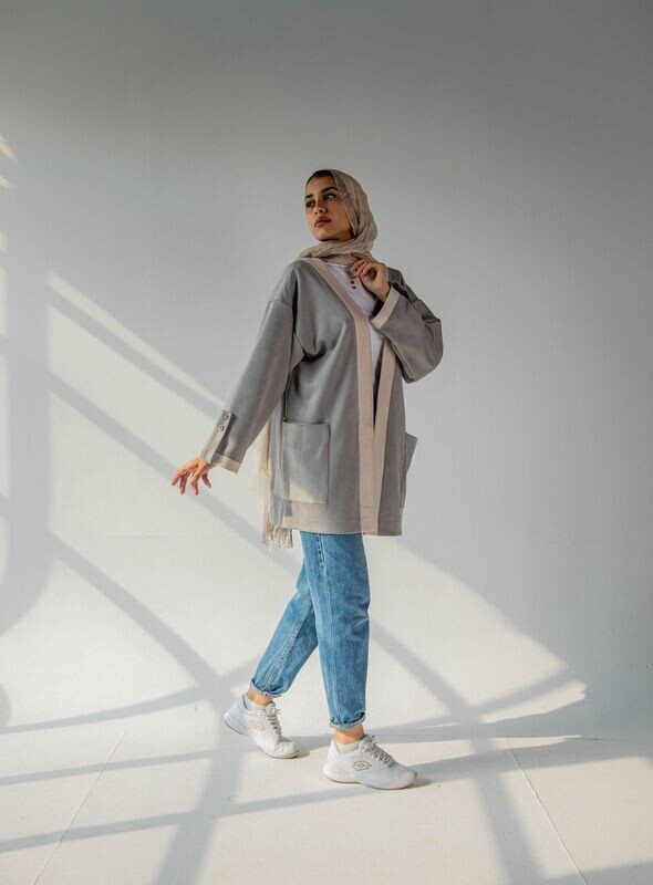 Sued Cardigan