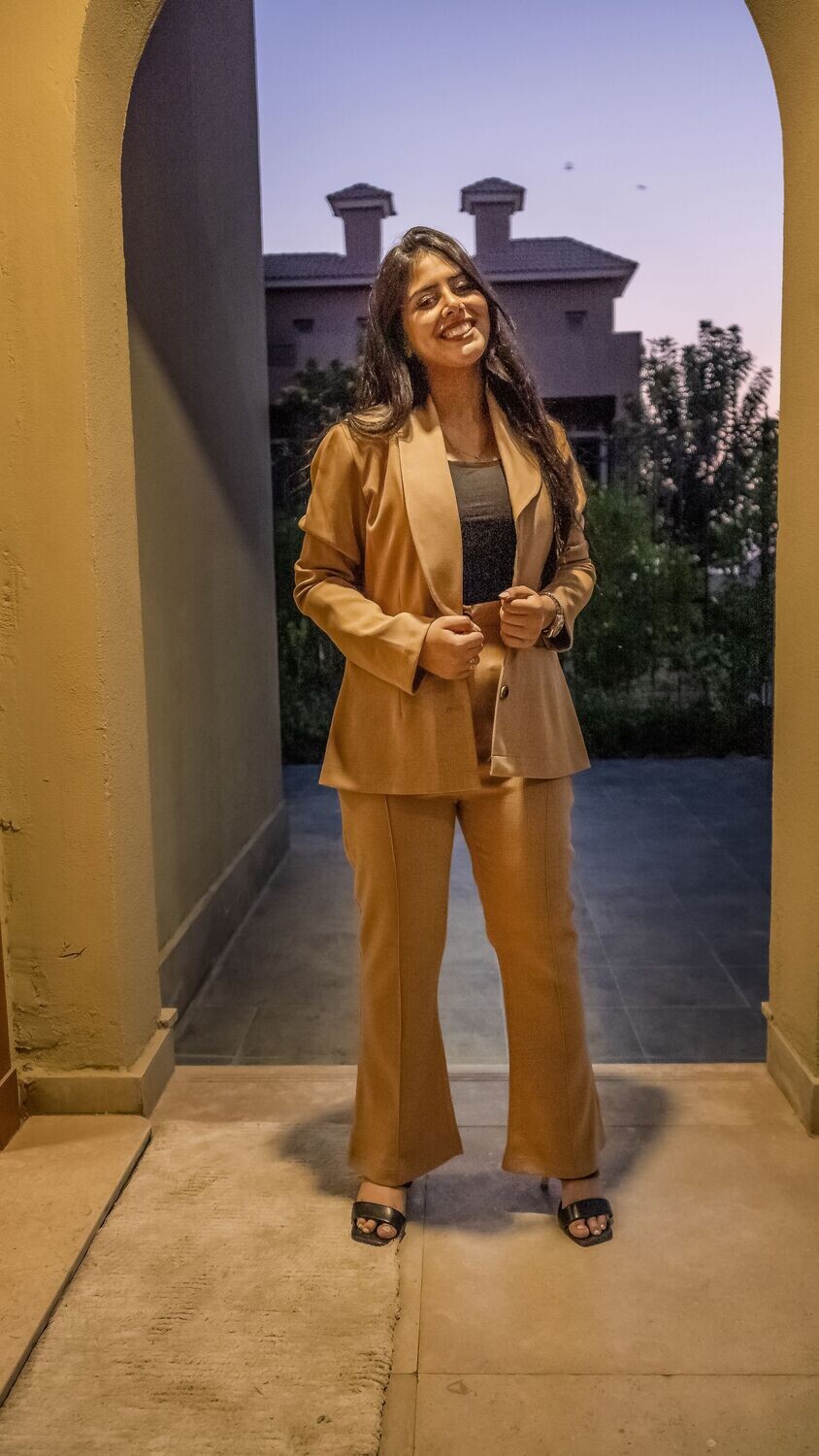 Classic Camel Blazer Suit