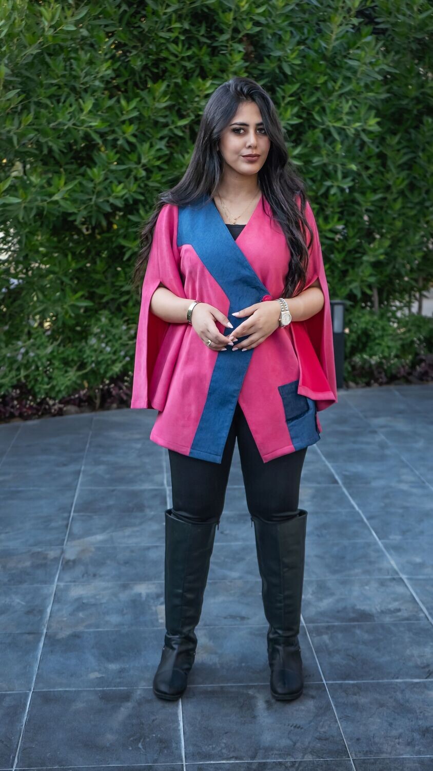 Sued X Jeans Cape