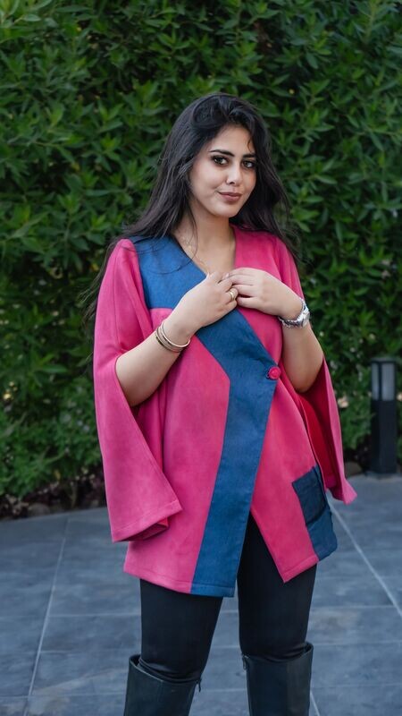 Sued X Jeans Cape