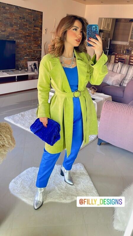 Kiwi Glow Trench