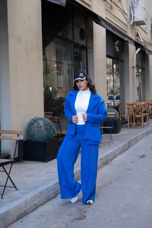 Boho Blue Melton 2P-Set
