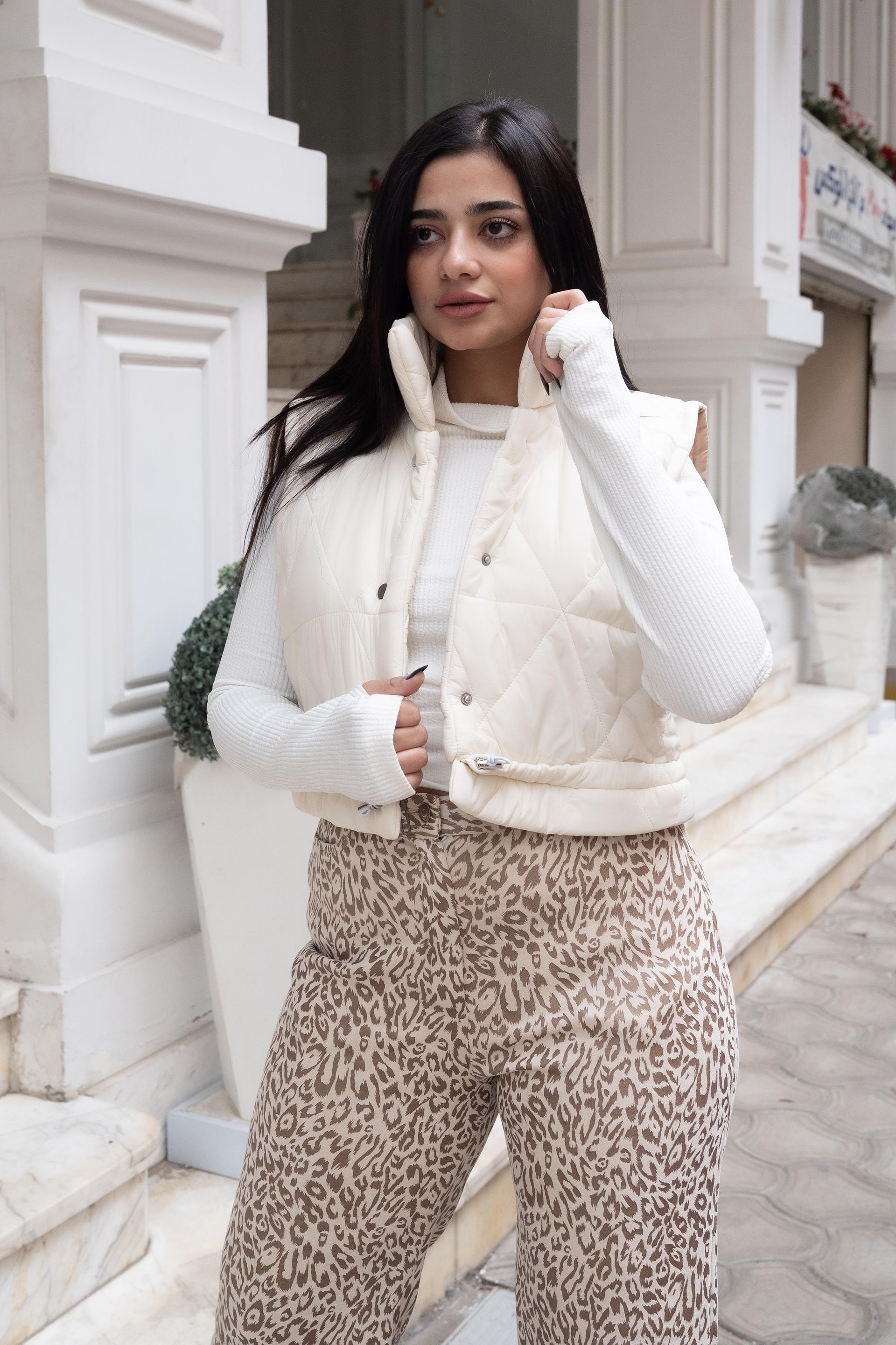 Off-White Custom Height Puffer Vest