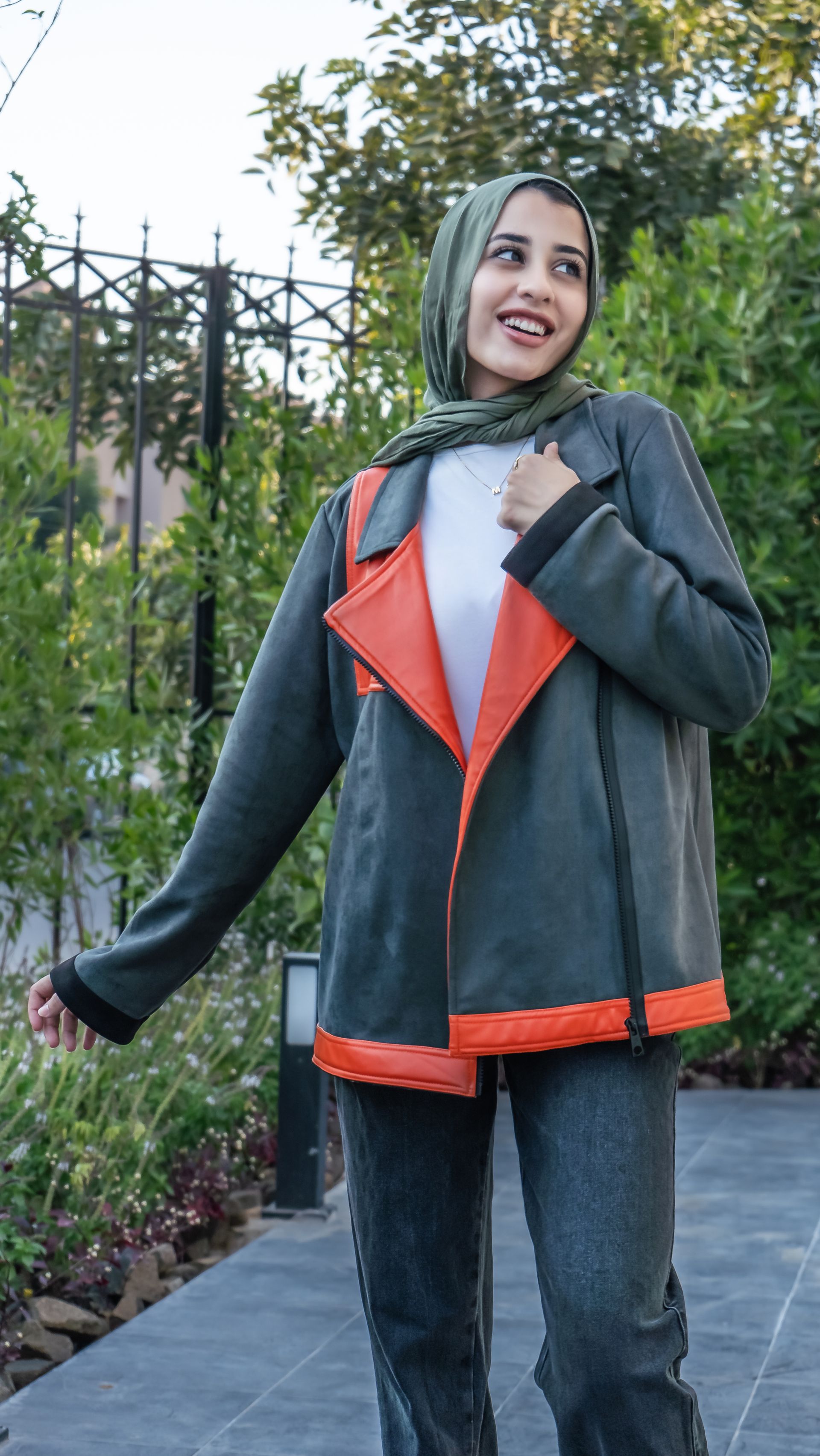 Suede and Leather Moto Jacket