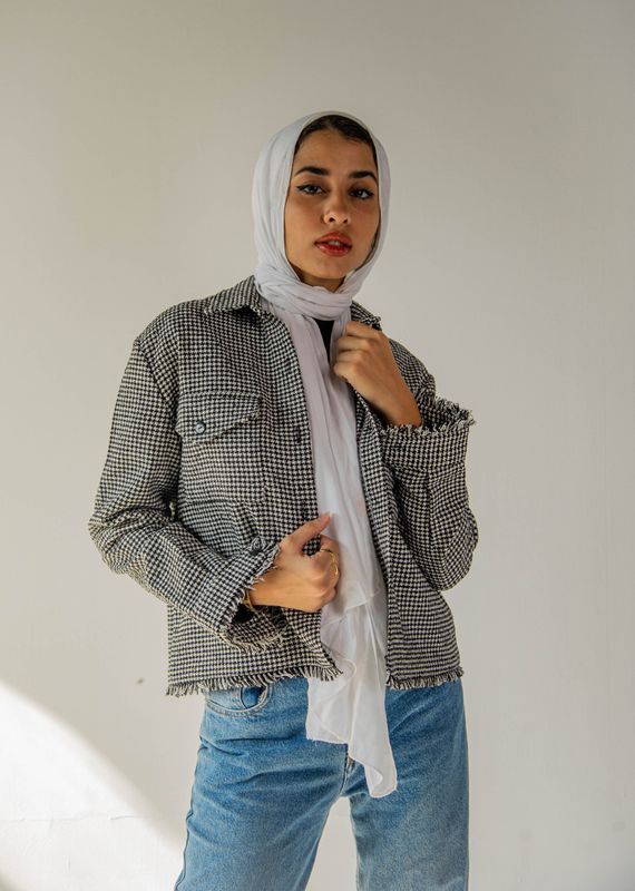 Houndstooth Rebel wool jacket