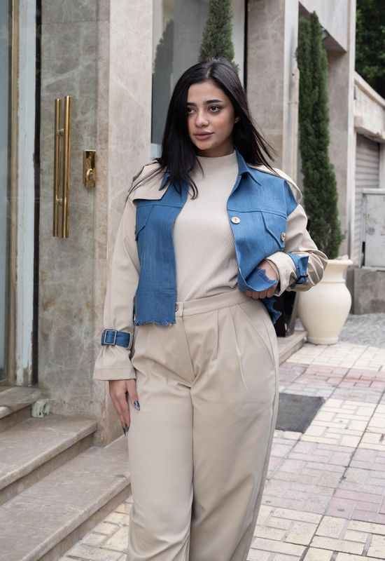 Cropped Denim Jacket