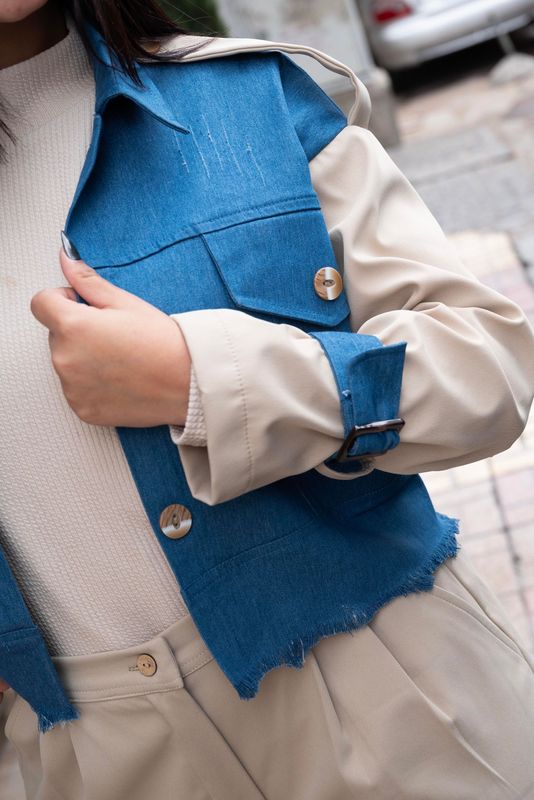 Cropped Denim Jacket
