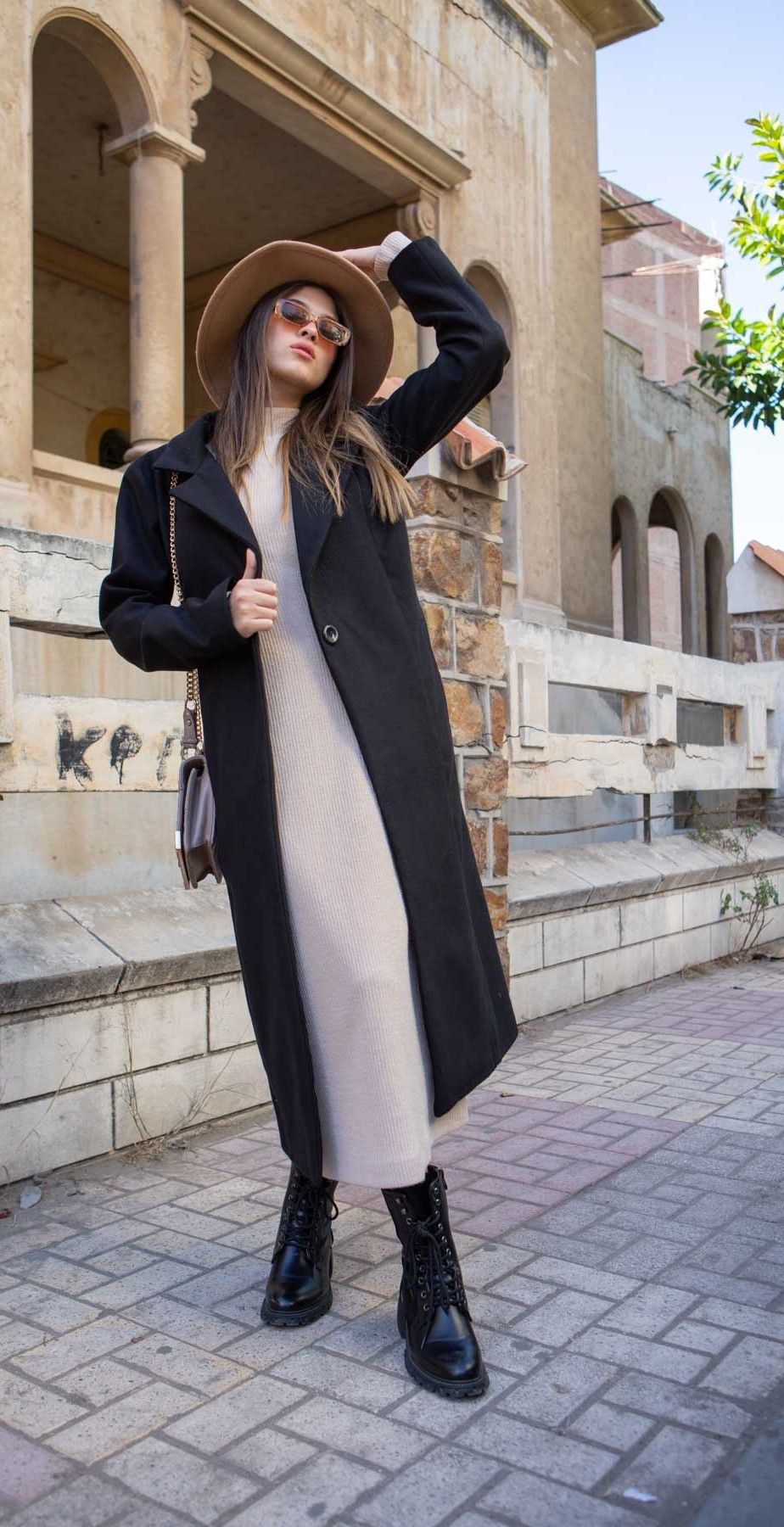 Classic Black Overcoat
