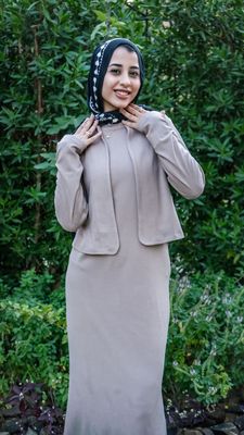 Beige Ethereal Elegance Maxi