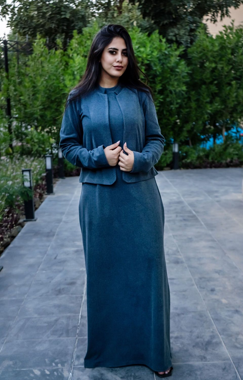 Blue Ethereal Elegance Maxi