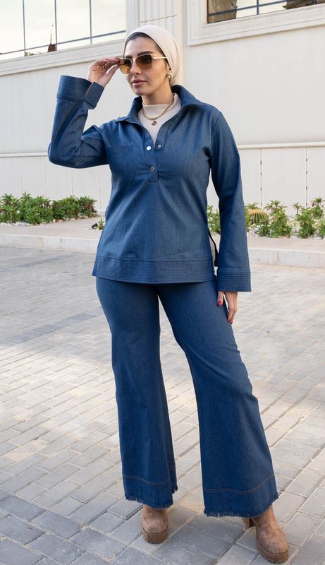 Light Blue Jeans 2P-Set