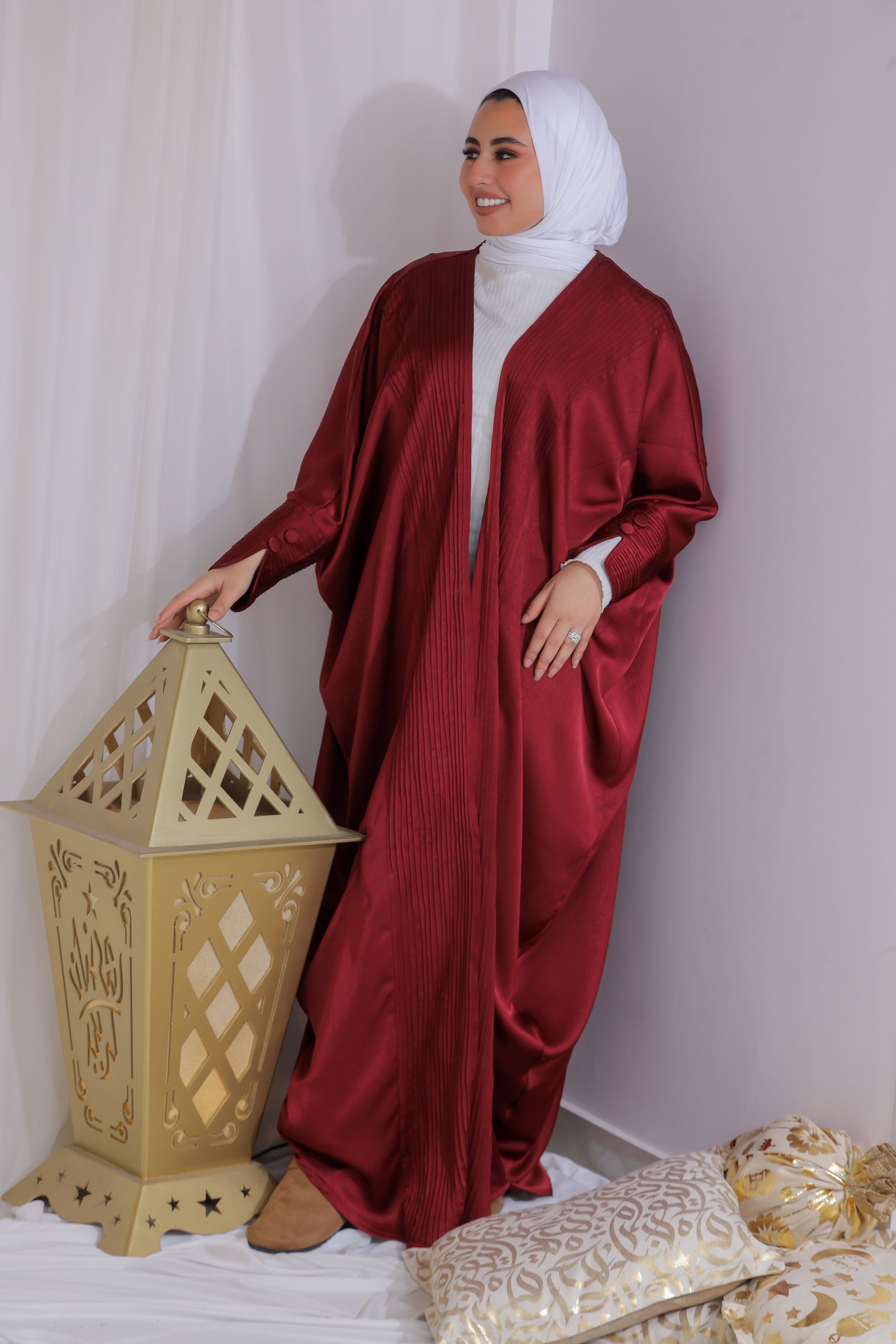 Burgundy Regal Kaftan