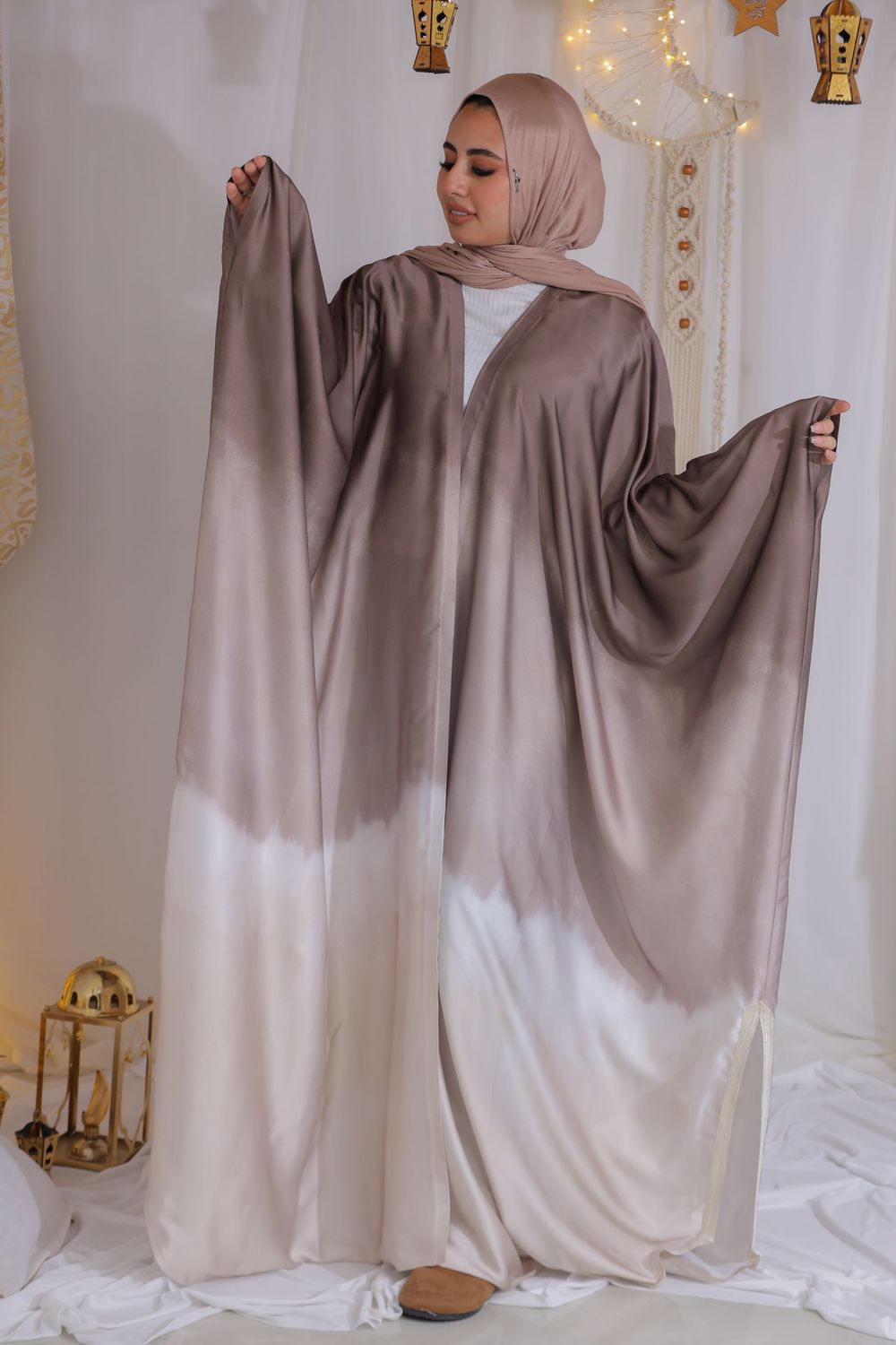 Brown Flow Kaftan