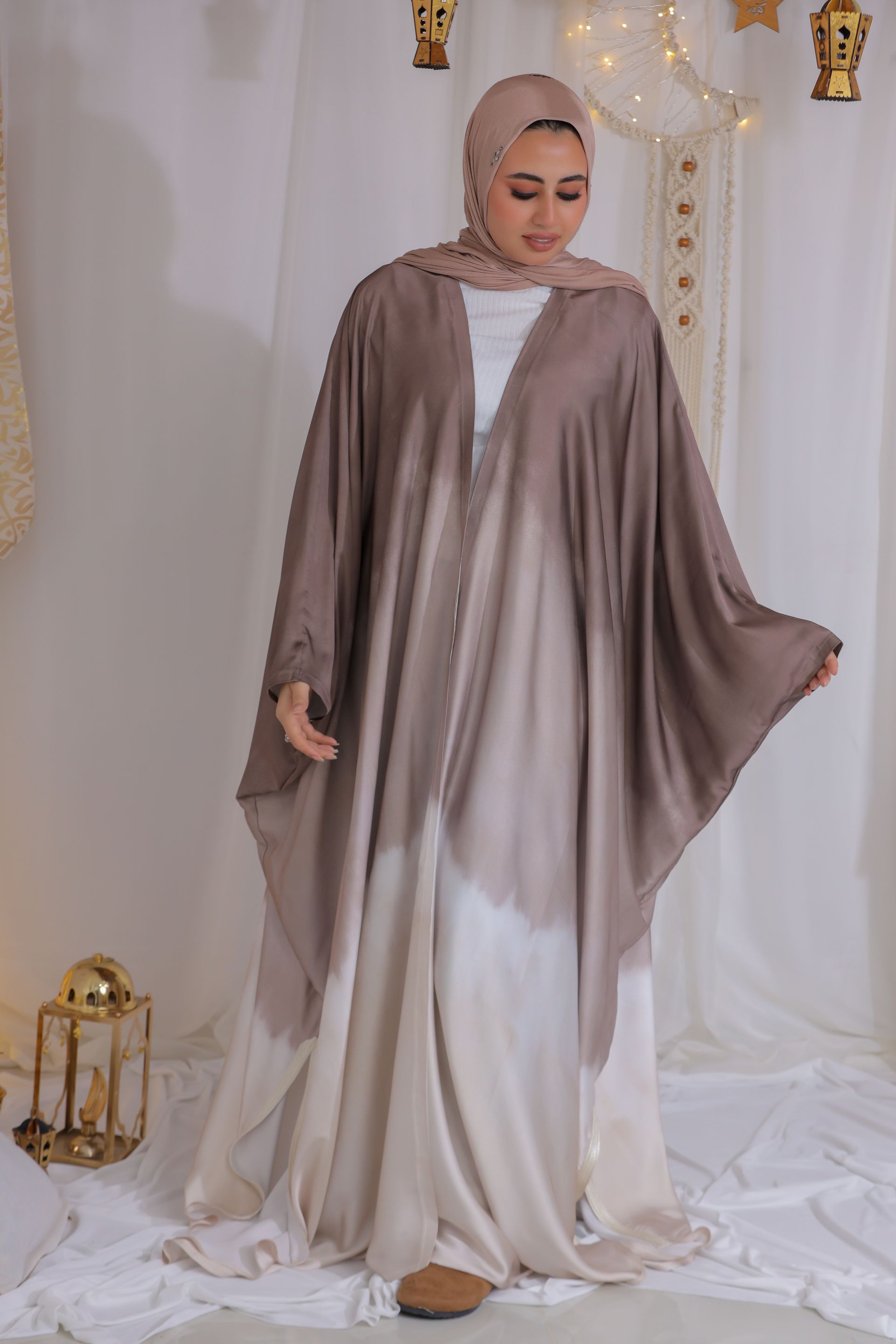 Brown Flow Kaftan