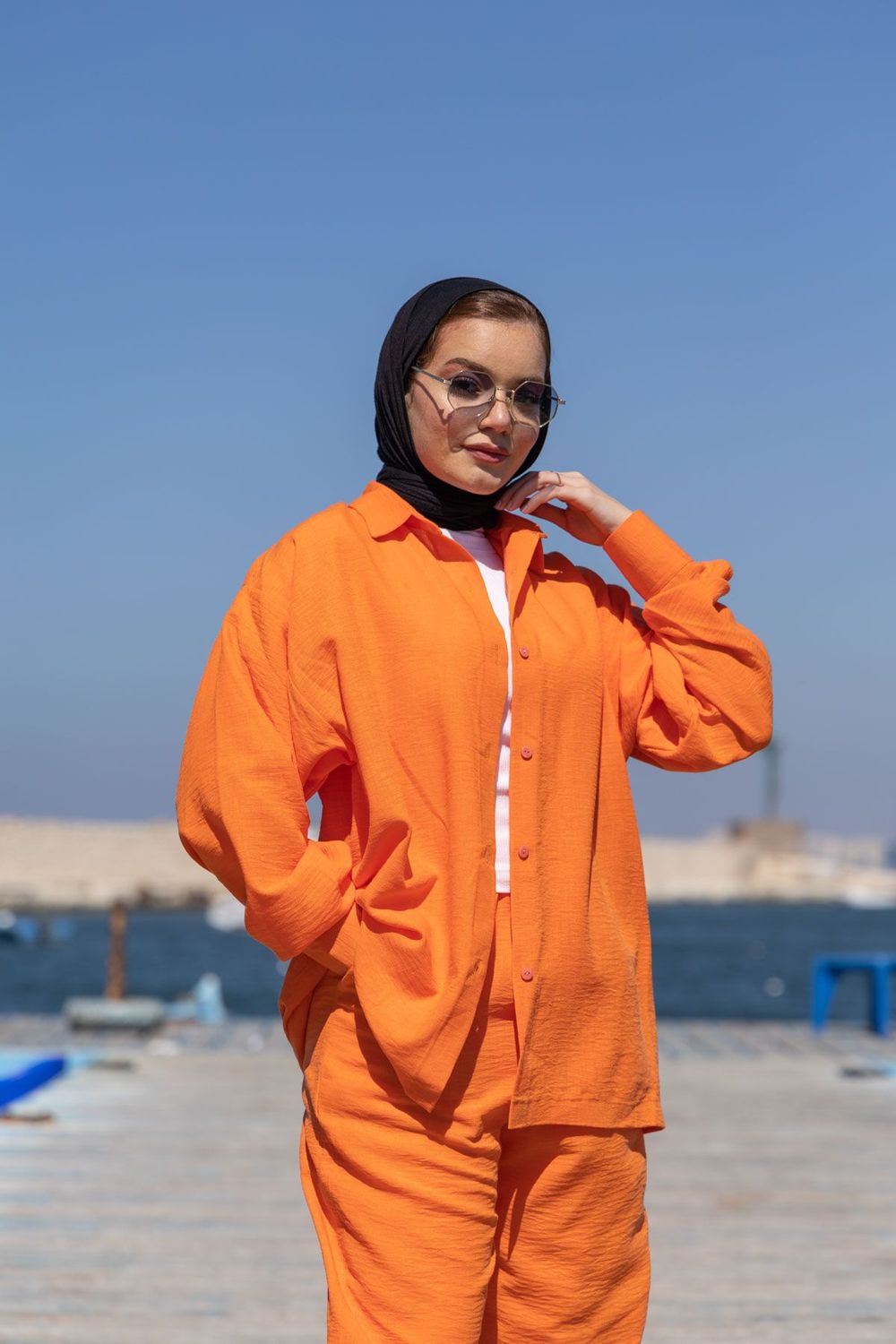 Sunset Chic Textured 2P-Set