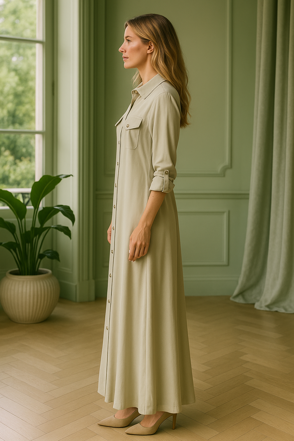 ​Oversized Shirt Dress