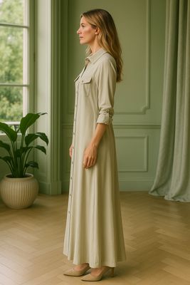 Oversized Shirt Dress