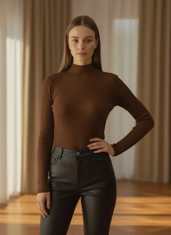 Basic Shirt - Brown