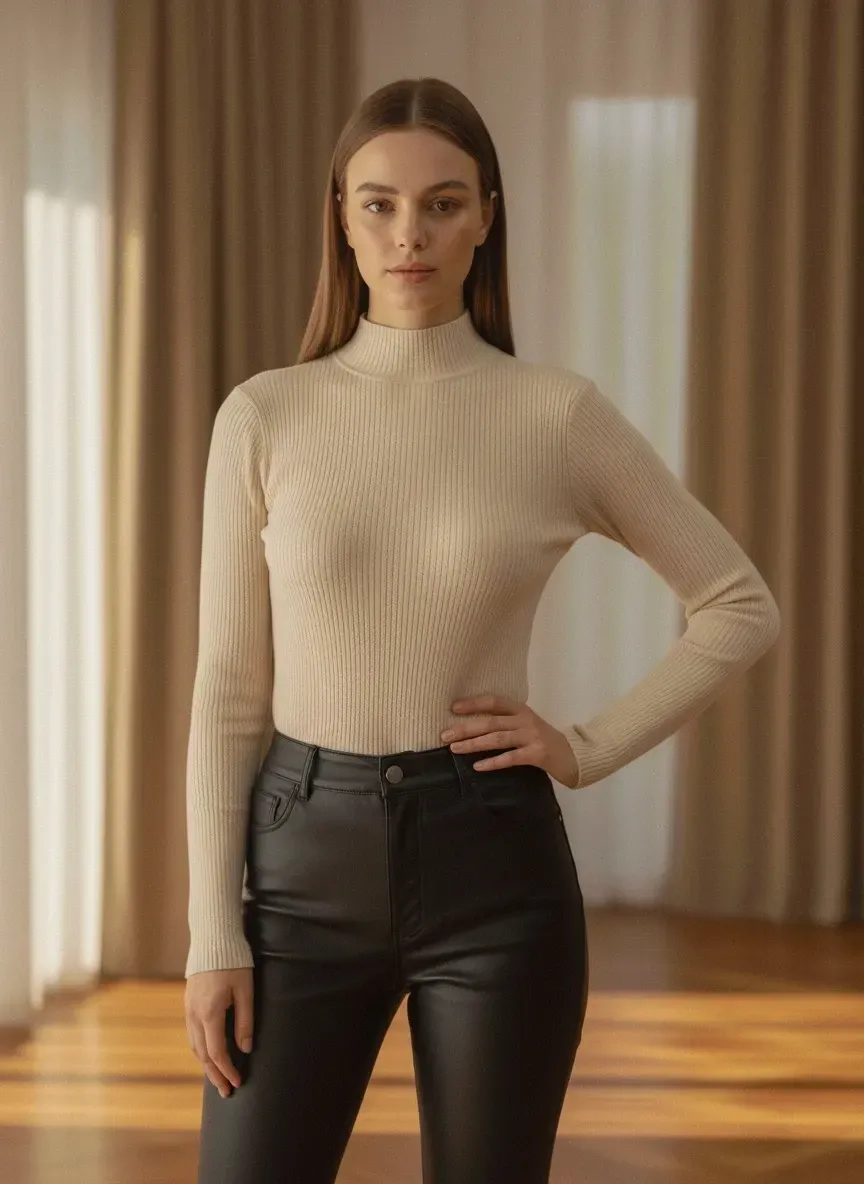 Basic Shirt - Beige Basic Shirt - Beige