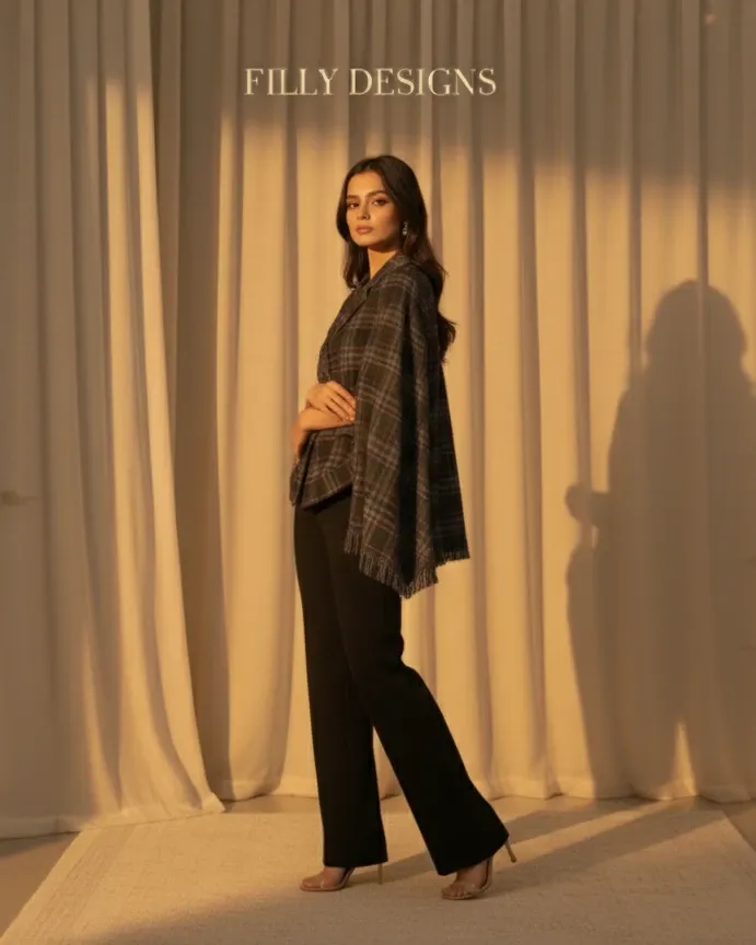 Metropolis Cape Blazer