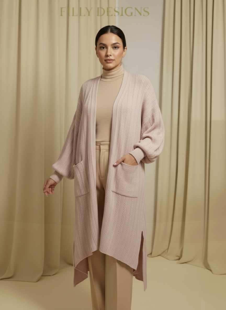 The Blush Serenity Knit Cardigan