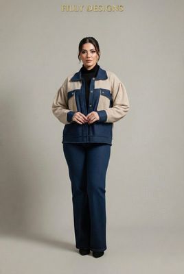 Eclipse Denim & Waffle Jacket