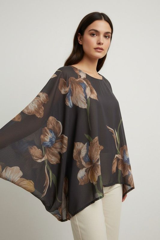 Nawara Floral  Blouse