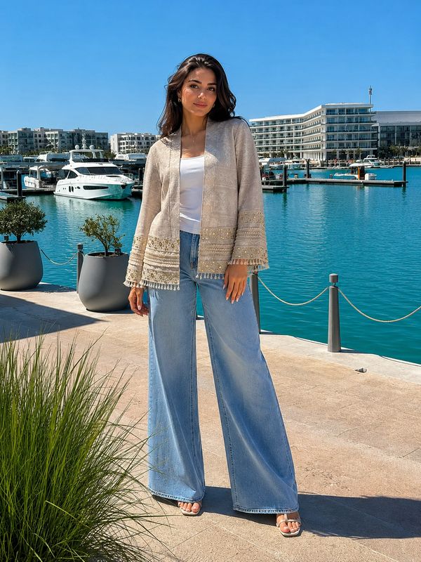 Nomad Glow Linen Cardigan