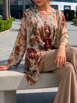 Blush Drift Blouse