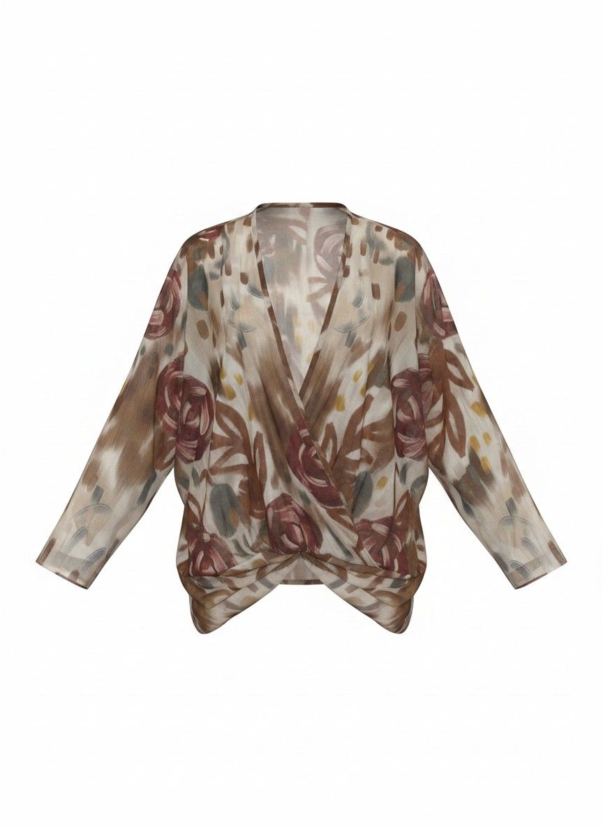 Blush Drift Blouse